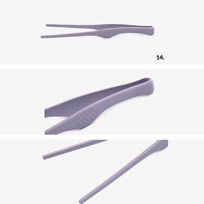 Dailylike Bonbon Silicone Utensils - 14 Pincette (Violet)