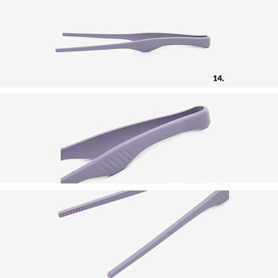 Dailylike Bonbon Silicone Utensils - 14 Pincette (Violet)