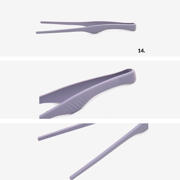 Dailylike Bonbon Silicone Utensils - 14 Pincette (Violet)