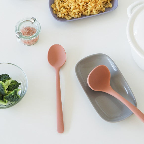 Dailylike Bonbon Silicone Utensils - 13 2P Tray Set (Violet & Cocoa)