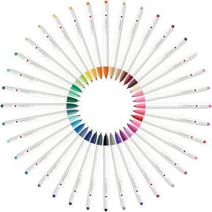 Zebra CLiCKART Retractable Markers - Orange and Yellow Series